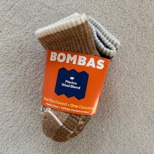 Bombas toddler WOOL blend grippy socks NEW
